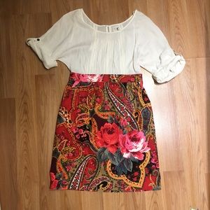 Edme & Esyllte Anthropologie Peasant Dress, Size 4